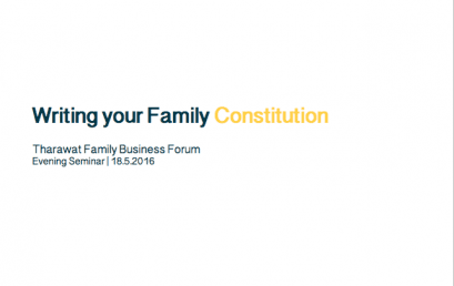 Family Business Constitution Seminar